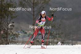 14.02.2009, Pyeong Chang, Korea (KOR): Zina Kocher (CAN), Atomic, Odlo  - IBU world championships biathlon, sprint women, Pyeong Chang (KOR). www.nordicfocus.com. © Felgenhauer/NordicFocus. Every downloaded picture is fee-liable.