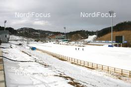09.02.2009, Pyeong Chang, Korea (KOR): WCH Feature - The venue - IBU world championships biathlon, training, Pyeong Chang (KOR). www.nordicfocus.com. © Manzoni/NordicFocus. Every downloaded picture is fee-liable.
