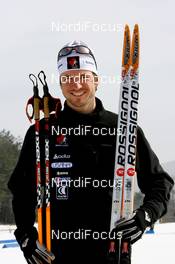 12.02.2009, Pyeong Chang, Korea (KOR): Jean Philippe Leguellec (CAN), Rossignol, Rottefella, Exel - IBU world championships biathlon, training, Pyeong Chang (KOR). www.nordicfocus.com. © Manzoni/NordicFocus. Every downloaded picture is fee-liable.