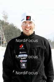 12.02.2009, Pyeong Chang, Korea (KOR): Tom Zidec (CAN), Husband of Anna Carin Olofsson (SWE) and team staff Canada - IBU world championships biathlon, training, Pyeong Chang (KOR). www.nordicfocus.com. © Manzoni/NordicFocus. Every downloaded picture is fee-liable.