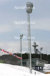 09.02.2009, Pyeong Chang, Korea (KOR): WCH Feature - Lightpoles at the venue - IBU world championships biathlon, training, Pyeong Chang (KOR). www.nordicfocus.com. © Manzoni/NordicFocus. Every downloaded picture is fee-liable.