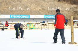 14.02.2009, Pyeong Chang, Korea (KOR): Walter Kuchling (AUT), IBU TD IR start/finish - IBU world championships biathlon, training, Pyeong Chang (KOR). www.nordicfocus.com. © Manzoni/NordicFocus. Every downloaded picture is fee-liable.