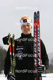 12.02.2009, Pyeong Chang, Korea (KOR): Megan Tandy (CAN), Madshus, Rottefella, Leki - IBU world championships biathlon, training, Pyeong Chang (KOR). www.nordicfocus.com. © Manzoni/NordicFocus. Every downloaded picture is fee-liable.