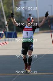 27.09.2009, Oberhof (GER): Erik Lesser (GER) - IBU Sommer Biathlon Worldchampionship, pursuit men - Oberhof (GER). www.nordicfocus.com. © NordicFocus. Every downloaded picture is fee-liable.