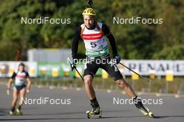 27.09.2009, Oberhof (GER): Sergey Bocharnikov (RUS)  - IBU Sommer Biathlon Worldchampionship, pursuit men - Oberhof (GER). www.nordicfocus.com. © NordicFocus. Every downloaded picture is fee-liable.