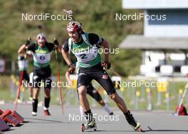27.09.2009, Oberhof (GER): - IBU Sommer Biathlon Worldchampionship, pursuit men - Oberhof (GER). www.nordicfocus.com. © NordicFocus. Every downloaded picture is fee-liable.