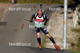 27.09.2009, Oberhof (GER): Erik Lesser (GER)  - IBU Sommer Biathlon Worldchampionship, pursuit men - Oberhof (GER). www.nordicfocus.com. © NordicFocus. Every downloaded picture is fee-liable.
