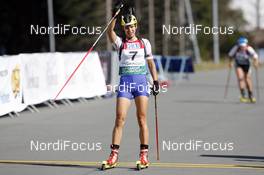 27.09.2009, Oberhof (GER): Teja Gregorin (SLO), Fischer  - IBU Sommer Biathlon Worldchampionship, pursuit women - Oberhof (GER). www.nordicfocus.com. © NordicFocus. Every downloaded picture is fee-liable.