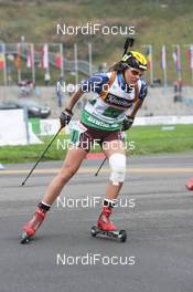 25.09.2009, Oberhof (GER): Anastasia Kalina (RUS) - IBU Sommer Biathlon Worldchampionship, mixed relay - Oberhof (GER). www.nordicfocus.com. © NordicFocus. Every downloaded picture is fee-liable.