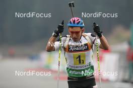 25.09.2009, Oberhof (GER): Sergey Kugubaev (RUS) - IBU Sommer Biathlon Worldchampionship, mixed relay - Oberhof (GER). www.nordicfocus.com. © NordicFocus. Every downloaded picture is fee-liable.
