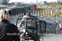 26.09.2009, Oberhof (GER): Biathlon Feature: preparing the camera - IBU Sommer Biathlon Worldchampionship, sprint men - Oberhof (GER). www.nordicfocus.com. © NordicFocus. Every downloaded picture is fee-liable.