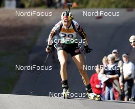 26.09.2009, Oberhof (GER): Tina Bachmann (GER)  - IBU Sommer Biathlon Worldchampionship, sprint women - Oberhof (GER). www.nordicfocus.com. © NordicFocus. Every downloaded picture is fee-liable.