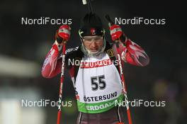 03.12.2009, Oestersund, Sweden (SWE): Jean Philippe Leguellec (CAN), Rossignol, Rottefella, Exel - IBU world cup biathlon, individual men, Oestersund (SWE). www.nordicfocus.com. © Manzoni/NordicFocus. Every downloaded picture is fee-liable.