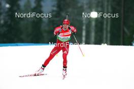 06.12.2009, Oestersund, Sweden (SWE): Thomas Frei (SUI), Atomic, Leki, adidas - IBU world cup biathlon, relay men, Oestersund (SWE). www.nordicfocus.com. © Manzoni/NordicFocus. Every downloaded picture is fee-liable.