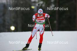 06.12.2009, Oestersund, Sweden (SWE): Martten Kaldvee (EST),  - IBU world cup biathlon, relay men, Oestersund (SWE). www.nordicfocus.com. © Manzoni/NordicFocus. Every downloaded picture is fee-liable.