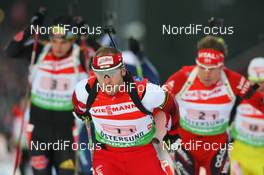 06.12.2009, Oestersund, Sweden (SWE): Daniel Mesotitsch (AUT), Fischer, Rottefella, Leki - IBU world cup biathlon, relay men, Oestersund (SWE). www.nordicfocus.com. © Manzoni/NordicFocus. Every downloaded picture is fee-liable.