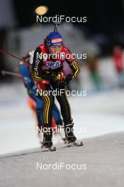 06.12.2009, Oestersund, Sweden (SWE): Martina Beck (GER), Rossignol, Rottefella, Madshus, Swix, adidas, Toko - IBU world cup biathlon, relay women, Oestersund (SWE). www.nordicfocus.com. © Manzoni/NordicFocus. Every downloaded picture is fee-liable.
