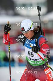 05.12.2009, Oestersund, Sweden (SWE): Megan Imrie (CAN), Salomon, Leki - IBU world cup biathlon, sprint women, Oestersund (SWE). www.nordicfocus.com. © NordicFocus. Every downloaded picture is fee-liable.
