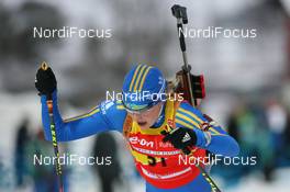 05.12.2009, Oestersund, Sweden (SWE): Helena Jonsson (SWE), Fischer, Rottefella, Leki, adidas - IBU world cup biathlon, sprint women, Oestersund (SWE). www.nordicfocus.com. © NordicFocus. Every downloaded picture is fee-liable.