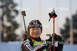 01.12.2009, Oestersund, Sweden (SWE): Megumi Izumi (JPN) - IBU world cup biathlon, training, Oestersund (SWE). www.nordicfocus.com. © NordicFocus. Every downloaded picture is fee-liable.