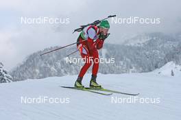 12.12.2009, Hochfilzen, Austria (AUT): Simon Eder (AUT), Fischer, Rottefella, Swix - IBU world cup biathlon, pursuit men, Hochfilzen (AUT). www.nordicfocus.com. © Manzoni/NordicFocus. Every downloaded picture is fee-liable.