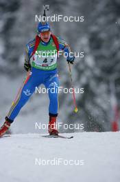 13.12.2009, Hochfilzen, Austria (AUT): Anna Carin Olofsson-Zidek (SWE), Madshus, Rottefella, Alpina, Leki, adidas - IBU world cup biathlon, relay women, Hochfilzen (AUT). www.nordicfocus.com. © Manzoni/NordicFocus. Every downloaded picture is fee-liable.