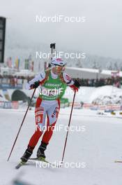 13.12.2009, Hochfilzen, Austria (AUT): Kritstel Viigipuu (EST), Fischer - IBU world cup biathlon, relay women, Hochfilzen (AUT). www.nordicfocus.com. © Manzoni/NordicFocus. Every downloaded picture is fee-liable.