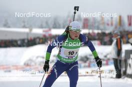 13.12.2009, Hochfilzen, Austria (AUT): Dijana Ravnikar (SLO), Atomic - IBU world cup biathlon, relay women, Hochfilzen (AUT). www.nordicfocus.com. © Manzoni/NordicFocus. Every downloaded picture is fee-liable.