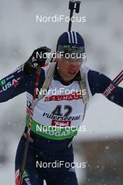 11.12.2009, Hochfilzen, Austria (AUT): Jay Hakkinen (USA), Rossignol, Rottefella, Swix, adidas - IBU world cup biathlon, sprint men, Hochfilzen (AUT). www.nordicfocus.com. © Manzoni/NordicFocus. Every downloaded picture is fee-liable.