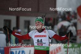 11.12.2009, Hochfilzen, Austria (AUT): Simon Eder (AUT), Fischer, Rottefella, Swix - IBU world cup biathlon, sprint men, Hochfilzen (AUT). www.nordicfocus.com. © Manzoni/NordicFocus. Every downloaded picture is fee-liable.