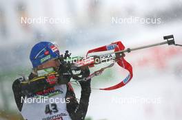 11.12.2009, Hochfilzen, Austria (AUT): Martina Beck (GER), Rossignol, Rottefella, Madshus, Swix, adidas, Toko - IBU world cup biathlon, sprint women, Hochfilzen (AUT). www.nordicfocus.com. © Manzoni/NordicFocus. Every downloaded picture is fee-liable.