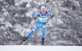 19.12.2009, Pokljuka, Slovenia (SLO): Evgeny Ustyugov (RUS), Madshus, Rottefella, Swix, adidas  - IBU world cup biathlon, sprint men, Pokljuka (SLO). www.nordicfocus.com. © Domanski/NordicFocus. Every downloaded picture is fee-liable.