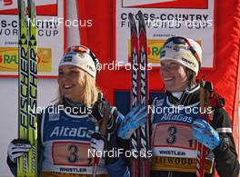 18.01.2009, Vancouver, Canada (CAN): 3rd l-r Anna Olsson (SWE), Fischer, Swix, Craft, Rudy Project, Lina Andersson (SWE), Madshus, Rottefella  - FIS world cup cross-country, team sprint women, Vancouver (CAN). www.nordicfocus.com. © Hemmersbach/NordicFocus. Every downloaded picture is fee-liable.