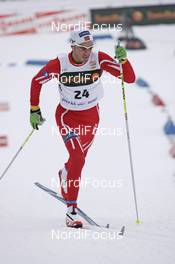 24.01.2009, Otepaeae, Estland (EST): Anders Aukland (NOR), Atomic, One Way - FIS world cup cross-country, 15km men, Otepaeae (EST). www.nordicfocus.com. © Furtner/NordicFocus. Every downloaded picture is fee-liable.