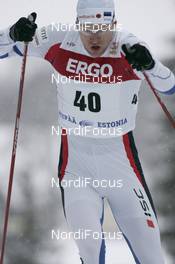 25.01.2009, Otepaeae, Estland (EST): Peeter Kummel (EST), Fischer, Rottefella - FIS world cup cross-country, individual sprint, Otepaeae (EST). www.nordicfocus.com. © Furtner/NordicFocus. Every downloaded picture is fee-liable.