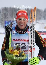 30.01.2009, Rybisnk, Russia (RUS): 1st Tobias Angerer (GER), Rossignol, Rottefella, One Way, adidas  - FIS world cup cross-country, mass men, Rybinsk (RUS). www.nordicfocus.com. © Hemmersbach/NordicFocus. Every downloaded picture is fee-liable.