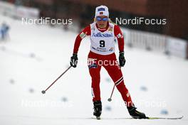 22.03.2009, Falun, Sweden (SWE): Therese Johaug (NOR), Fischer, Salomon, Swix  - FIS world cup cross-country, 10km women handicap start, Falun (SWE). www.nordicfocus.com. © Felgenhauer/NordicFocus. Every downloaded picture is fee-liable.