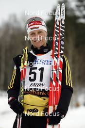 20.03.2009, Falun, Sweden (SWE): Claudia Nystad (GER), Atomic, Leki, adidas, Toko  - FIS world cup cross-country, 2,5 km women, Falun (SWE). www.nordicfocus.com. © Felgenhauer/NordicFocus. Every downloaded picture is fee-liable.
