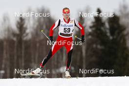 20.03.2009, Falun, Sweden (SWE): Katerina Smutna (AUT), Fischer, Rottefella, Rossignol, Komperdell  - FIS world cup cross-country, 2,5 km women, Falun (SWE). www.nordicfocus.com. © Felgenhauer/NordicFocus. Every downloaded picture is fee-liable.