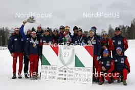 20.03.2009, Falun, Sweden (SWE): italien team (ITA) - FIS world cup cross-country, cups, Falun (SWE). www.nordicfocus.com. © Felgenhauer/NordicFocus. Every downloaded picture is fee-liable.