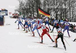 01.03.2009, Liberec, Czech Republic (CZE): leading group- FIS nordic world ski championships, cross-country, mass men, Liberec (CZE). www.nordicfocus.com. © Furtner/NordicFocus. Every downloaded picture is fee-liable.