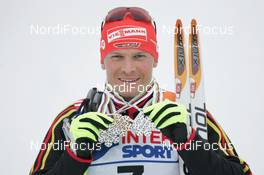 01.03.2009, Liberec, Czech Republic (CZE): medaille , Tobias Angerer (GER), Rossignol, Rottefella, One Way, adidas  - FIS nordic world ski championships, cross-country, mass men, Liberec (CZE). www.nordicfocus.com. © Domanski/NordicFocus. Every downloaded picture is fee-liable.
