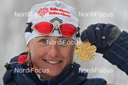 19.02.2009, Liberec, Czech Republic (CZE): Arianna Follis (ITA), Fischer, Salomon, Swix  - FIS nordic world ski championships, cross-country, medals, Liberec (CZE). www.nordicfocus.com. © Hemmersbach/NordicFocus. Every downloaded picture is fee-liable.