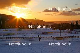 21.11.2009, Beitostoelen, Norway (NOR): the cross-country venue of Beitostoelen at sunrise - FIS world cup cross country, training, Beitostoelen (NOR). www.nordicfocus.com. © NordicFocus. Every downloaded picture is fee-liable.