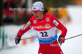 05.12.2009, Duesseldorf, Germany (GER): Marit Bjoergen (NOR), Fischer, Rottefella, Swix  - FIS world cup cross-country, individual sprint, Duesseldorf. www.nordicfocus.com. © Marco Felgenhauer/NordicFocus. Every downloaded picture is fee-liable.