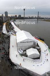 06.12.2009, Duesseldorf, Germany (GER): Duesseldorf track seen from above - FIS world cup cross-country, team sprint, Duesseldorf. www.nordicfocus.com. © Felgenhauer/NordicFocus. Every downloaded picture is fee-liable.