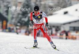 12.12.2009, Davos, Switzerland (SUI): Masaya Kimura (JAP), Fischer, Salomon - FIS world cup cross-country, 15km men, Davos (SUI). www.nordicfocus.com. © Hemmersbach/NordicFocus. Every downloaded picture is fee-liable.