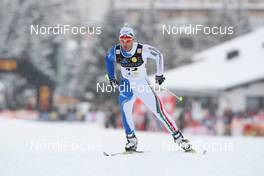 12.12.2009, Davos, Switzerland (SUI): Fulvio Scola (ITA), Fischer, Salomon  - FIS world cup cross-country, 15km men, Davos (SUI). www.nordicfocus.com. © Hemmersbach/NordicFocus. Every downloaded picture is fee-liable.