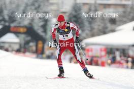 12.12.2009, Davos, Switzerland (SUI): Veselin Tzinzov (BUL), Atomic, Swix  - FIS world cup cross-country, 15km men, Davos (SUI). www.nordicfocus.com. © Hemmersbach/NordicFocus. Every downloaded picture is fee-liable.