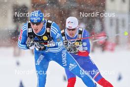 12.12.2009, Davos, Switzerland (SUI): Alexander Legkov (RUS), Madshus, Rottefella, Swix, adidas  - FIS world cup cross-country, 15km men, Davos (SUI). www.nordicfocus.com. © Hemmersbach/NordicFocus. Every downloaded picture is fee-liable.